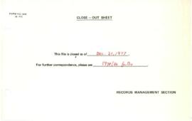 Bank Administration and Policy : International Labor Organization [ILO] - 1975 / 1977 Corresponde...