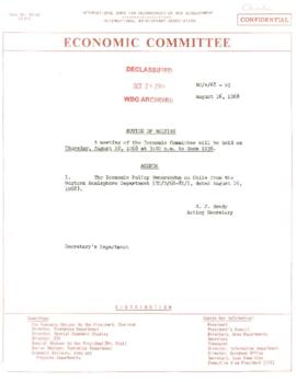 Economic Committee Papers - Chile - EC/A/68-21 - Notice of Meeting