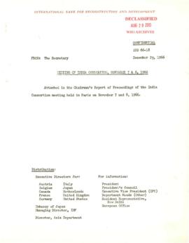 Bernard R. Bell Files: India Consortium - Correspondence 02