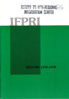 CGIAR - G-14 - Internationa Food Policy Research Institute (IFPRI) - Annual reports