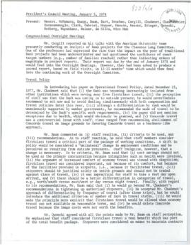 Records of President Robert S. McNamara President's Council minutes - Minutes 16