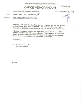 Managing Committee Official Files: Records of the Operations Policy Subcommittee - Correspondence 01