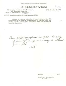 Managing Committee Official Files: Issues Papers - Economic Research Staff (ERS) - Issues papers ...