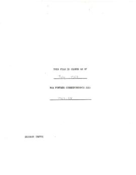 Liaison - United Nations [UN] - Economic and Social Council - 1948 / 1952 - Correspondence - Volu...