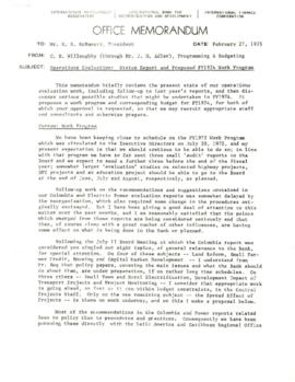 Operations Evaluation - Memoranda to Mr. McNamara - Volume 3