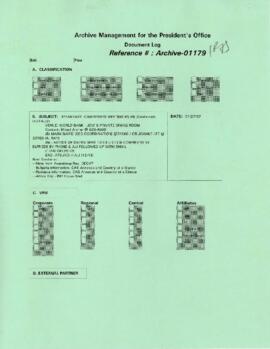 President Wolfensohn - Briefing Book for President's Meetings and Events - Breakfast Meeting - Mi...