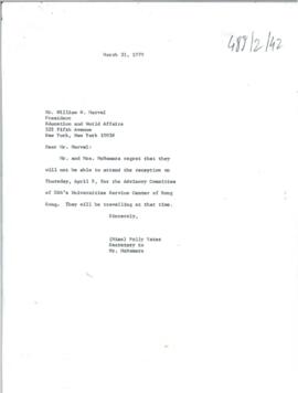 Robert S. McNamara Personal Chronological Files - Chrons 08
