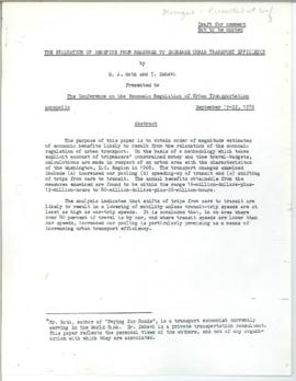 Zahavi, Y. - Articles and Speeches (1976) - 1v