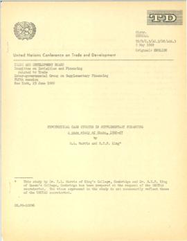 Irving Friedman UNCTAD Files: UNCTAD Documents on Supplementary Financing - UNCTAD documents 02