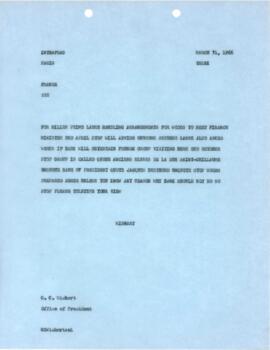 President George D. Woods Chronological Records - Volume 14