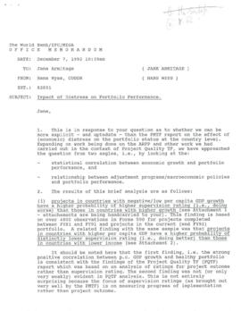 EXC - Portfolio Management -  Wapenhans Task Force - Executive Directors Statements, Recommendations