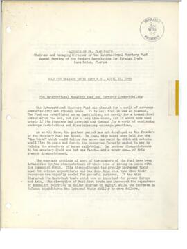 Rooth, Ivar - Articles and Speeches (1953 - 1956)