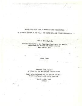 Policy and Research Unit - 2.4 Health Services Research