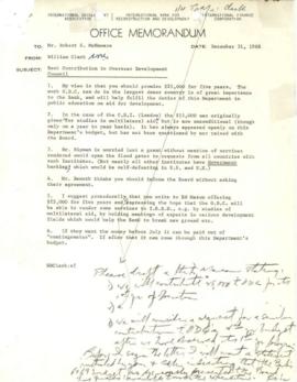 McNamara correspondence - 1968