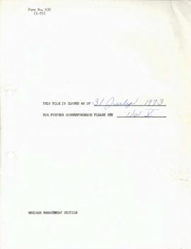 Operations - Research 1972 / 1974 Correspondence - Volume 4
