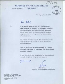 Brandt Commission - Correspondence 07