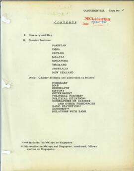 Leonard B. Rist - President Eugene Black Round the World Trip - Correspondence - Volume 1 - 1952 ...