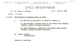 Economic Committee Papers - Chile - IMF Attendance at Special Meeting on Chile