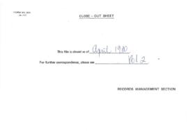 United Nations Organizations - ERIU - International Labor Organization [ILO] 1978 / 1980 Correspo...