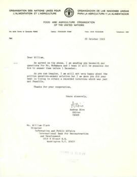 McNamara correspondence - 1969