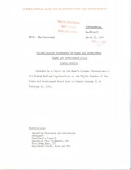 Irving Friedman UNCTAD Files on Supplementary Financing: Memos to EDs - Memos to EDs