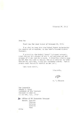Moeen Qureshi Files - Presidential Chronological Correspondence - January 4 to February 26, 1982