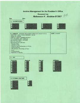 President Wolfensohn - Briefing Materials for President's Speeches - Bring Your Daughters to Work...