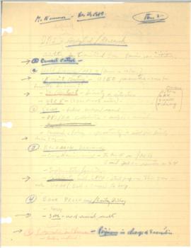 Hollis B. Chenery Papers - McNamara discussions / notebooks / memoranda - 1980 (September - Decem...