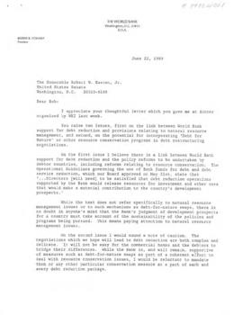 Liaison Files: U.S. Government - U.S. Senate - Correspondence 01