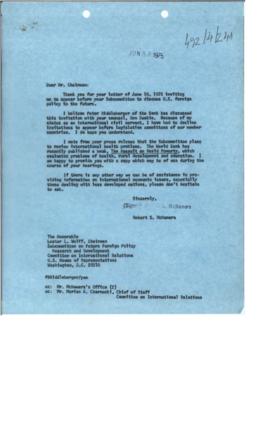 President's papers - Robert S. McNamara Chronological files - (outgoing) - Chrons 47
