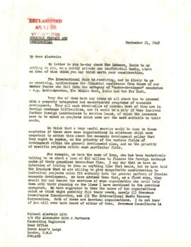 Development - General - Correspondence - Volume 1
