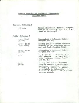 Meeting February 1979. v.3 - Industrial Development and Trade Panel