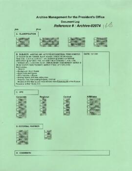 President Wolfensohn - Briefing Book for President's Meetings and Events - Victor Chernomyrdin - ...