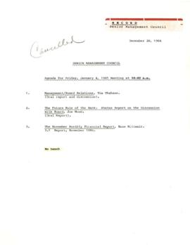 Senior Management Council - Agendas and Minutes - Agendas and minutes 02
