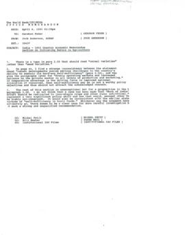Agriculture [AGR] - Agricultural Policy Division [AP] - India - Agriculture Sector - General - 19...