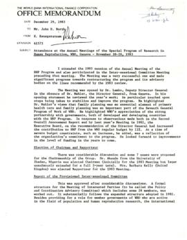 United Nations Files: World Health Organization (Including Cooperative Program) - 1v