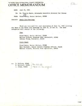 Paris Club - Volume 1 - August 1984 - June 1985 - Dubey