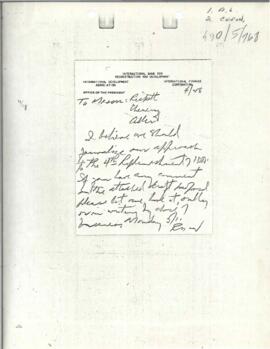 President's papers - Robert S. McNamara Chronological files - (outgoing) - Chrons 26