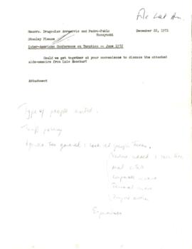 Pedro Pablo Kuczynski Subject Files - Latin America - Correspondence - Volume 2 - September - Dec...