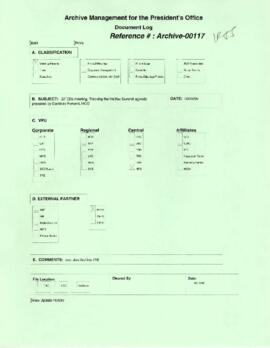 President Wolfensohn - Briefing Book for President's Meetings and Events - G7 Executive Directors...