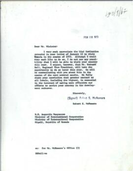 President's papers - Robert S. McNamara Chronological files - (outgoing) - Chrons 32