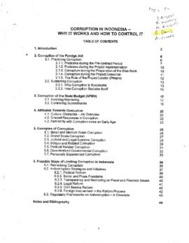 Indonesia - Corruption - Papers, Reports