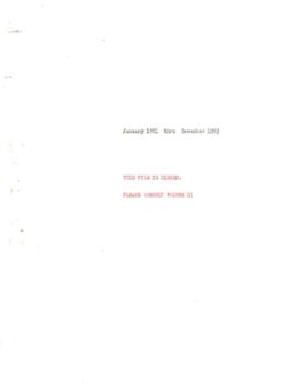 Development Banks - Meetings - Correspondence - Volume 1