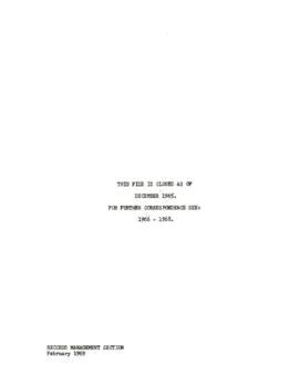 Operational - Development - Horowitz Proposal - Correspondence - Volume 2