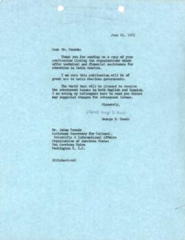 President George D. Woods - Chronological Records - Volume 3 - May - June  1963