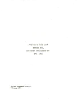 Liaison - United Nations [UN] - International Monetary Fund [IMF] - 1946 - Correspondence - Volume 1