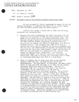 Moeen Qureshi Files - Presidential Chronological Correspondence - September 6 - 20, 1989