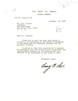 Country Files: Korea - Correspondence 01