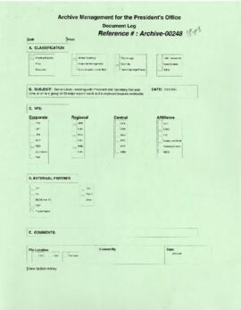 President Wolfensohn - Briefing Book for President's Meetings and Events - Berne Union - November...