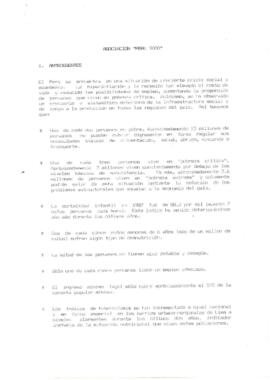Bolivia, Peru - Emergency Social Projects - Reports (includes foreign language)